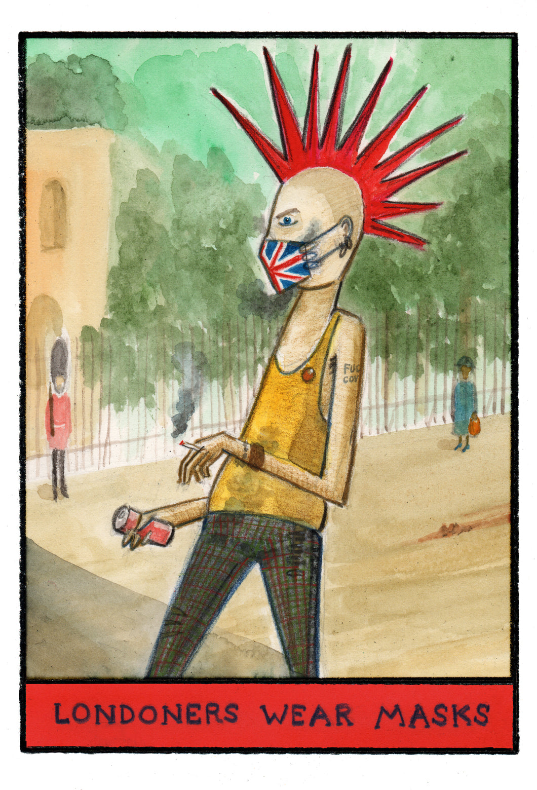 Mask Print #8 (Punk)